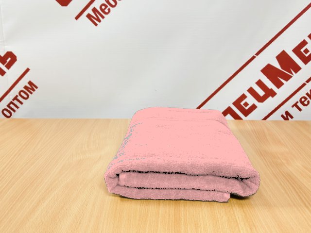 Полотенце махровое Косичка 70*140 пл.380г/м2 пыльная роза