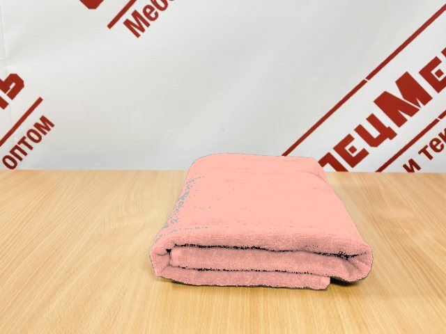 Полотенце махровое Бутон Флеш 70*130 пл.400г/м2 красно-кремовый