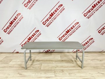 Банкетка полумягкая, 1200*400*450 3-х местная, каркас труба 25*25 мм