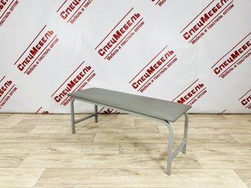 Банкетка полумягкая, 1200*400*450 3-х местная, каркас труба 25*25 мм