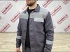 Костюм мужской летний "Легионер NEW-1" куртка/брюки (т.серый/св.серый, размер 96-100/рост 170-176)
