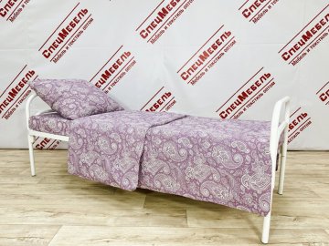 Комплект постельного белья 1,5-сп. бязь (1 нав. 70*70, простынь, пододеяльник) плотность 105г\м2