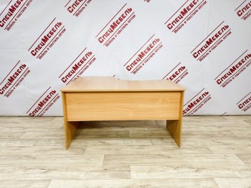 Стол письменный угловой Левый 1390(550)х860(550)х750 бук светлый, ЛДСП 22/16мм