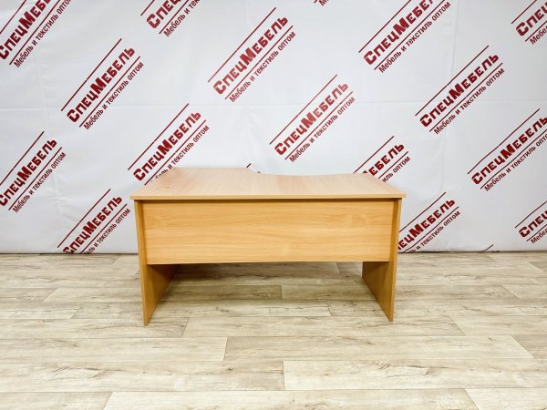 Стол письменный угловой Левый 1390(550)х860(550)х750 бук светлый, ЛДСП 22/16мм