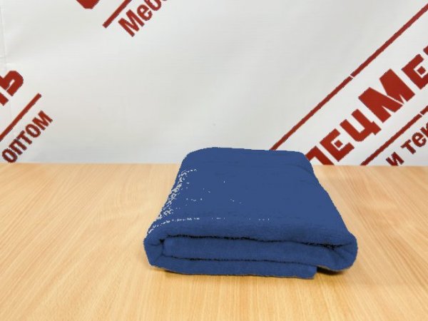 Полотенце махровое Косичка 70*140 пл.380г/м2 темно-синий