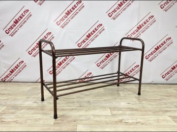 Подставка для обуви 2-х полочная 650х300х450, медный антик