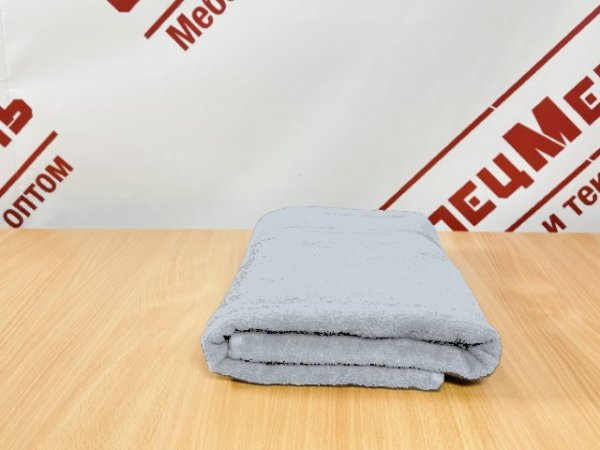 Полотенце махровое 70*140 хлопок 100% пл.380гр/м2 цвет серый махра