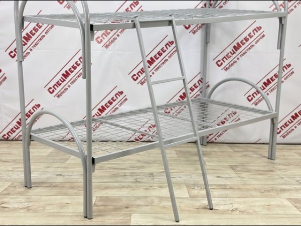 Лестница приставная, труба 20*20мм, 1350*350, цвет серый