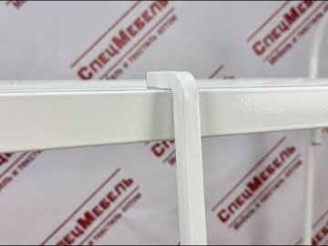 Лестница приставная, труба 20*20мм, 1350*350, цвет белый