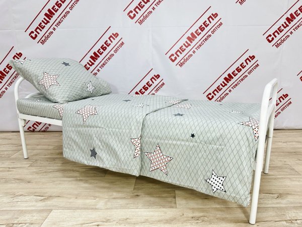 Комплект постельного белья,простынь150*210пододеяльник150*210нав. 60*60(70*70)ткань полисатин90г/м2